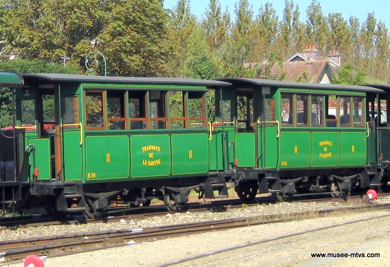 Voitures des Tramways de la Sarthe