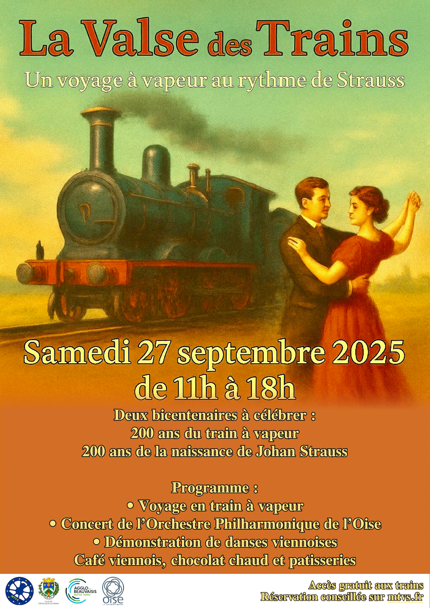 Affiche Valse des trains 2025